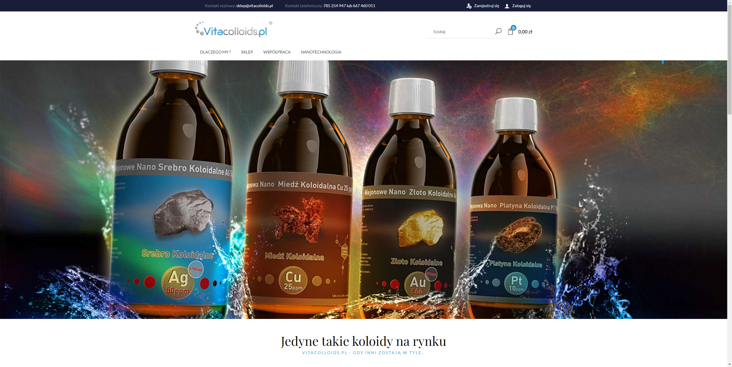 Nanokoloidy - właściwości, charakterystyka i przykładowe zastosowania