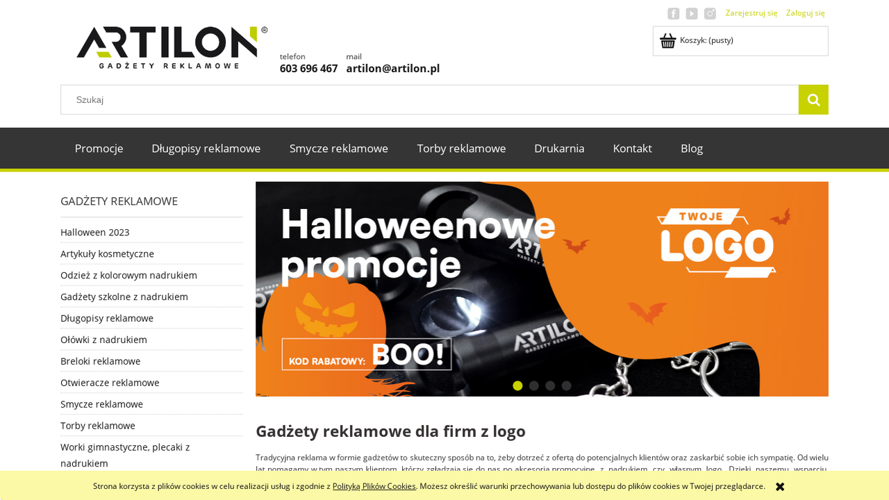 Gadżety reklamowe | Sklep internetowy ARTILON cover