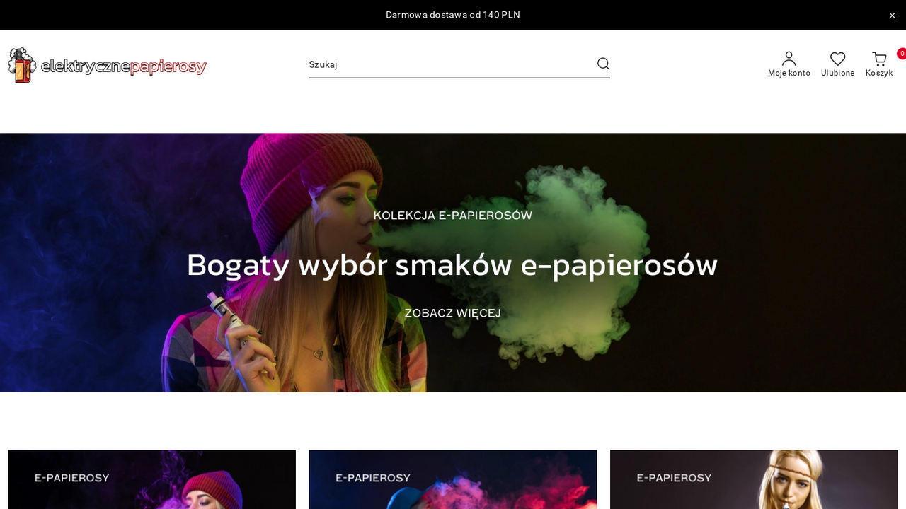 E-papierosy - Sklep ElektrycznePapierosy.pl cover