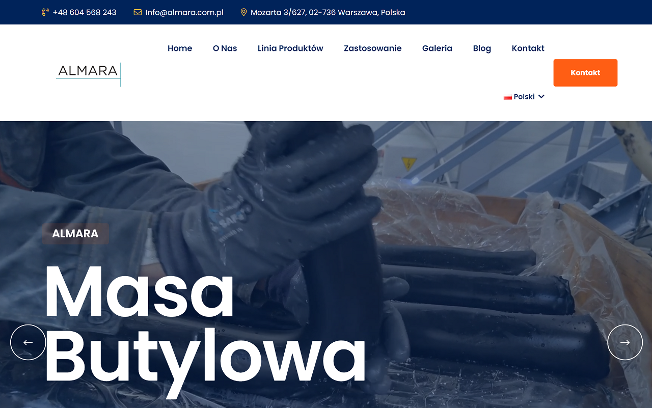 Producent mieszanek butylowych Almara cover