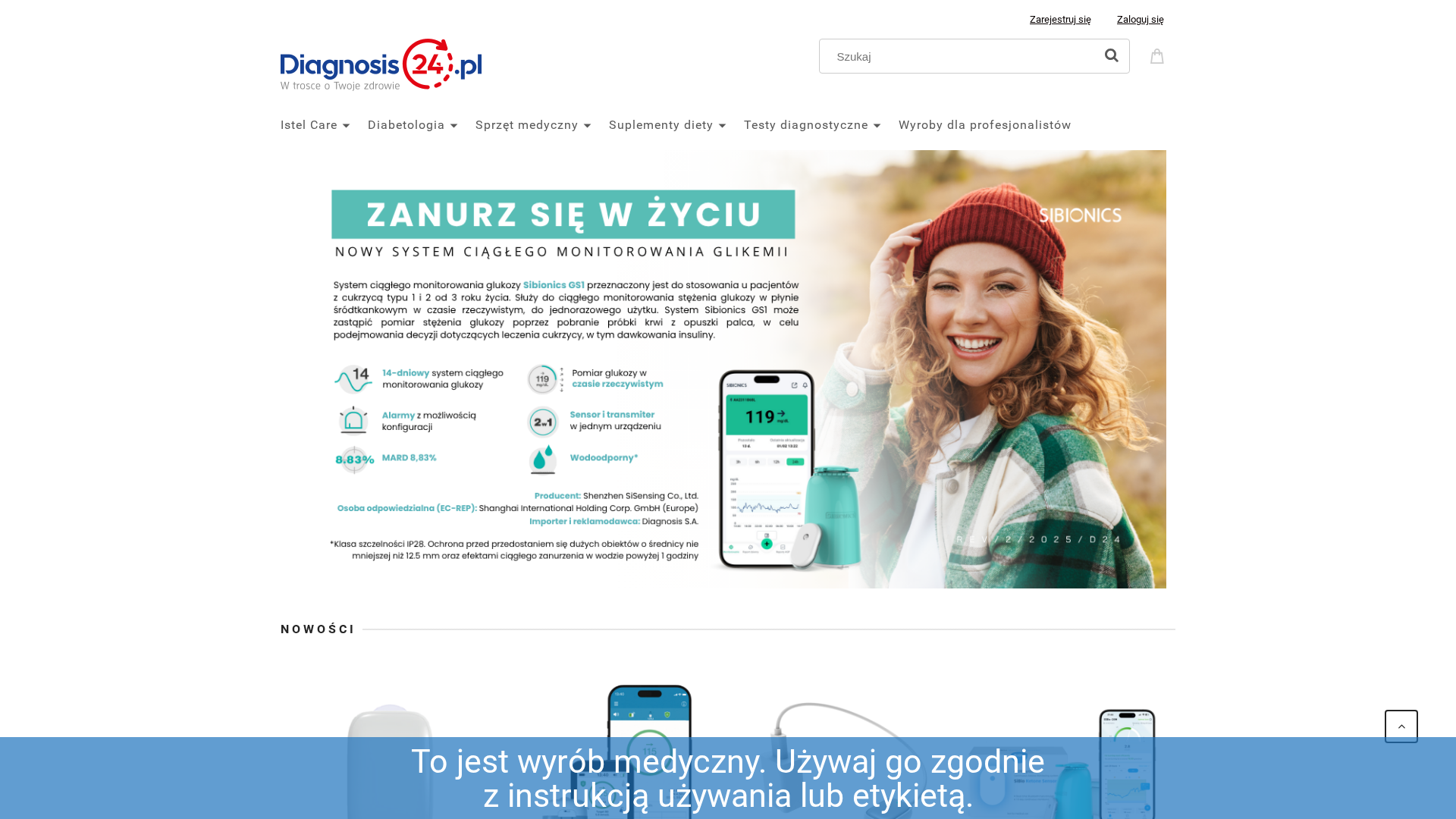 sklep medyczny online - Diagnosis24.pl cover